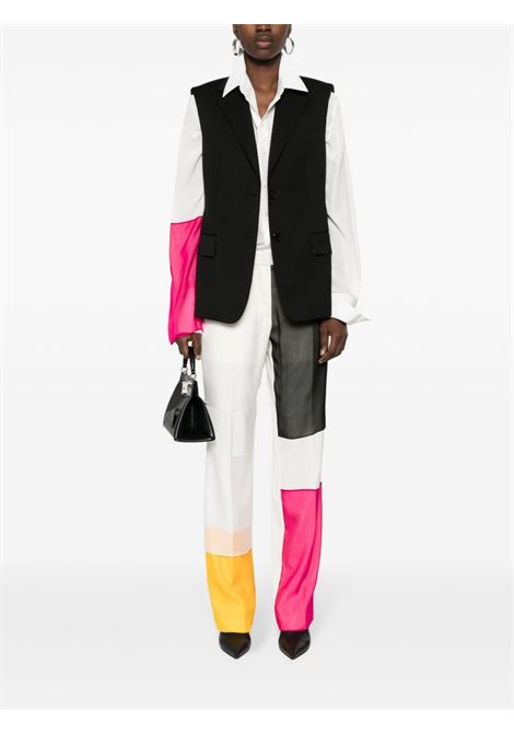 Black tailored gilet - women HELMUT LANG | O01HW110001